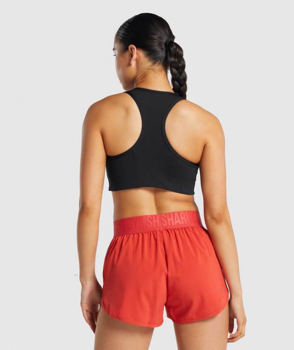 Damske Športové Podprsenky Gymshark Essential Racer Back Čierne | ZD6124039